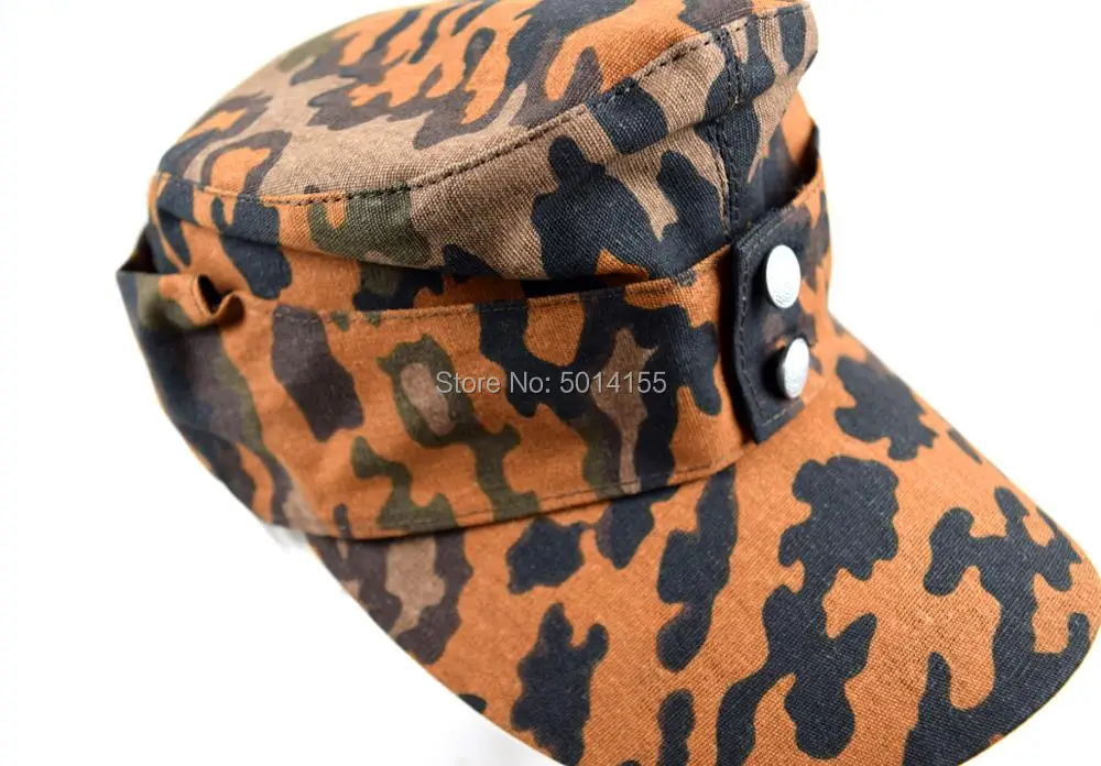 Реплика Второй мировой войны немецкий дуб Осенний лист шляпа камуфляжная кепка