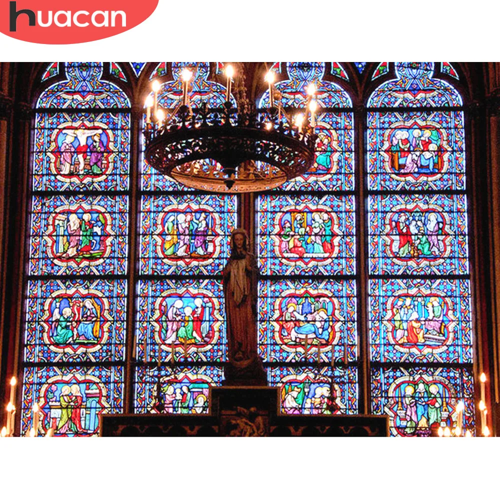 

HUACAN 5D Diamond Painting Full Square France Notre Dame De Paris Embroidery Sale Picture Rhinestone Diamond Mosaic Drop Ship