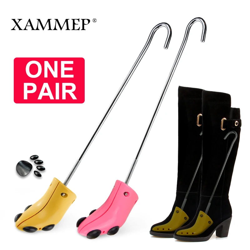 

Shoe Tree 1 pair For Genuine Leather Shoe Winter Boots Women Shoes Boots Stretcher Plastic Shape Keeper Adjustable Width Xammep
