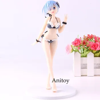 

EXQ Figure Re Life In A Different World From Zero Anime Re:zero Rem Swimsuit Action Figure Collection Model Toy