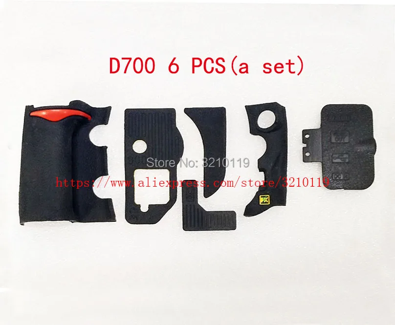 Новый набор резиновых накладок для Nikon D700 резиновая настилка большого пальца USB с