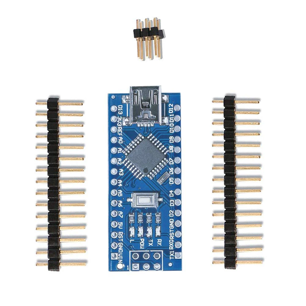 5 шт нано 3 0 контроллер совместим с arduino NANO CH340 круглый USB кабель ninguna V3.0 для