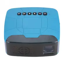Micro-Projector Mini 1080P DLP HD with Optical-Trapezium Adjustment EU UK Au-Plug LCD