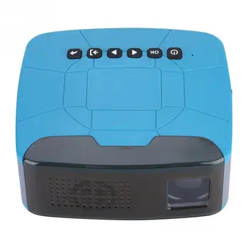 

DLP Micro Projector Mini LCD Micro Projector 1080P HD Video Projector with Optical Trapezium Adjustment EU US UK AU Plug