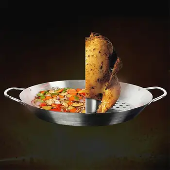 

Multi-Function Chicken Holder Wing Rack Stainless Steel Roast Dish Beer Smoked Chicken Outdoor Household BBQ Accessories Supplie