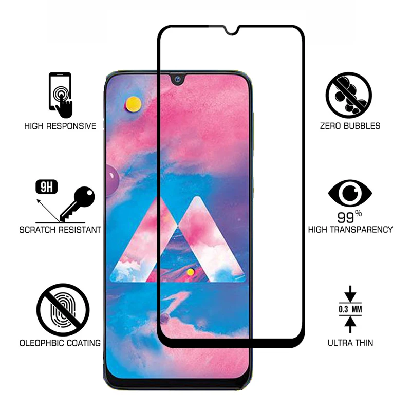 Защитное стекло M30 закаленное для Samsung Galaxy M20 M10 M30|Защитные стёкла и плёнки| |