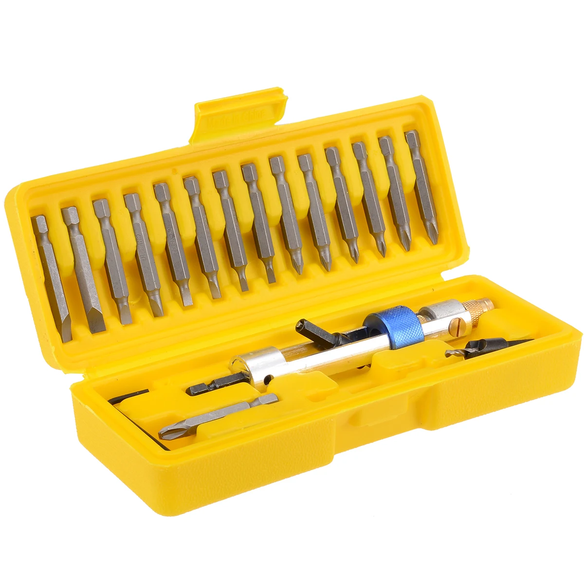 

Half Time Drill Driver Multi Screwdriver Sets Swivel Head Quick-Change Tools From Drilling to Driving with Box 1set with 20pcs