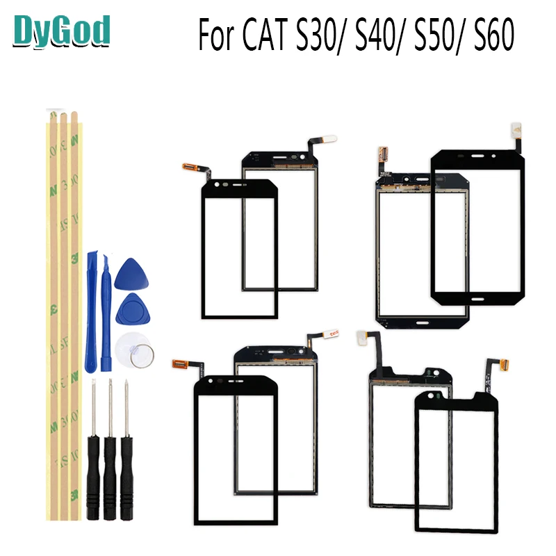 Дигитайзер сенсорного экрана DyGod для CAT S30 S40 стеклянная сменная панель S50 S60