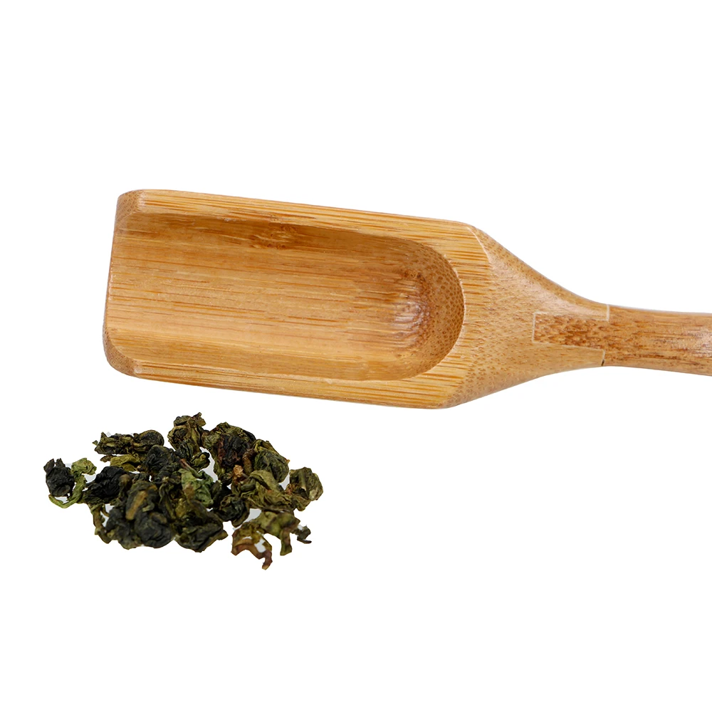 Ложка для чая и меда, соус, кофе, Ретро стиль, изящное высококачественное чайное кольцо с листьями из натурального бамбука, чайная ложка