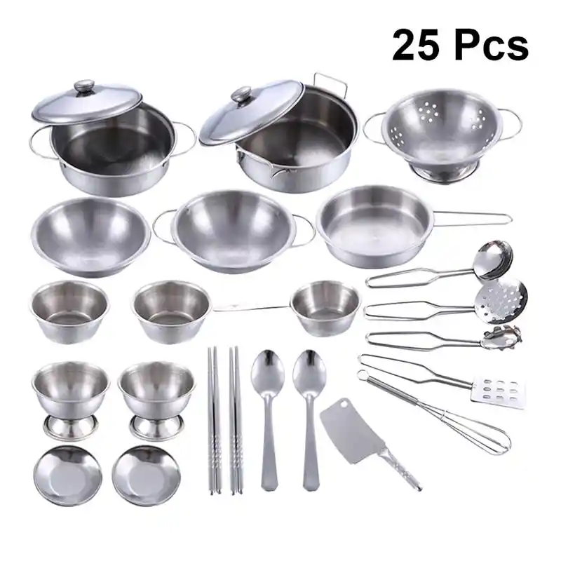 metal play pots and pans