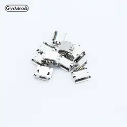 Glyduino 50 шт разъем Micro USB 5 Pin сиденье MK5P Mobile Mini USB ремонт телефона планшета хвост разъем