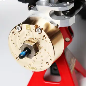 

Axle Door Side Gearbox Cover Brass Plate Wheel Weights Single Wheel 188g Steering Cover For 1/10 Rc Crawler Trx-4