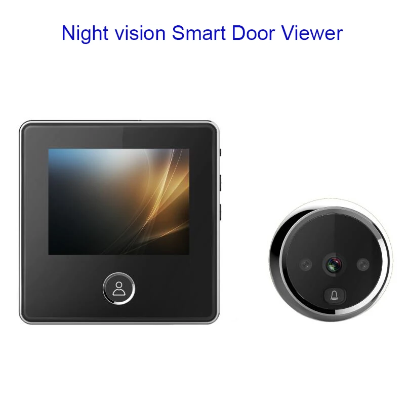 

Digital Camera Peephole Viewer 3 inch LCD Screen Visual Monitor 1MP HD Li-Battery Doorbell Night Vision Photo Peephole Viewer