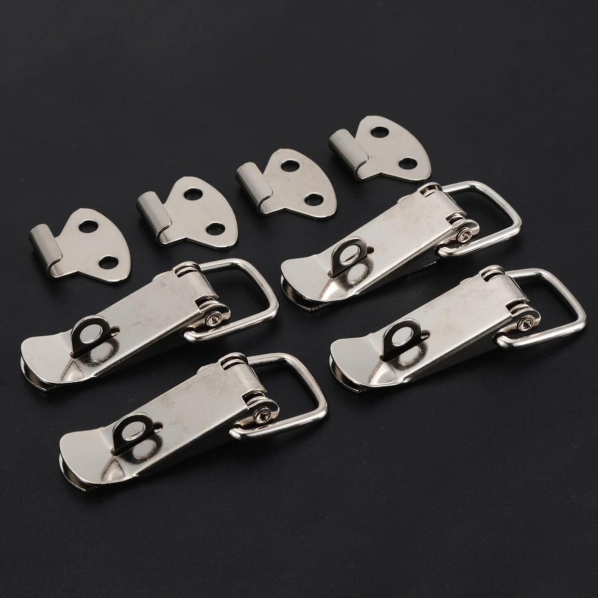 

4Pcs Toolbox Case Metal Spring Toggle Latch Catch Clasp For Case Chest Lock Box Mayitr