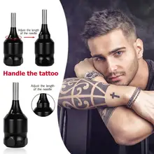 Профессиональная Регулируемая металлическая ручка для татуировки, ручка для машины, медная и стальная игольчатая ручка, модные аксессуары для тату