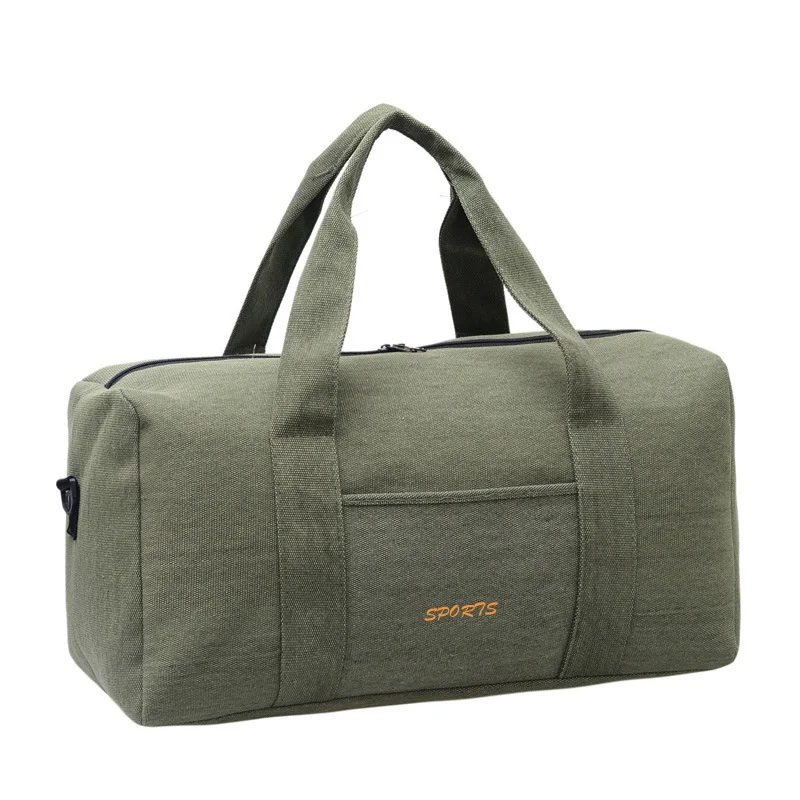 

New Style Tide Hand One-Shoulder Cross-Body Luggage Travel Bag Sell like Hot Cakes Canvas Bag Tide Large Capacity Moving Debris