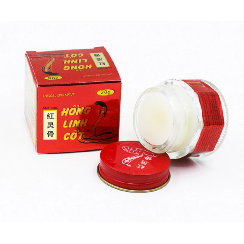 

20g Vietnam Original Snake Essential Balm Ointment Treatment Bone Back Muscle Pain Plaster for Sciatica Back Pain Relief U3