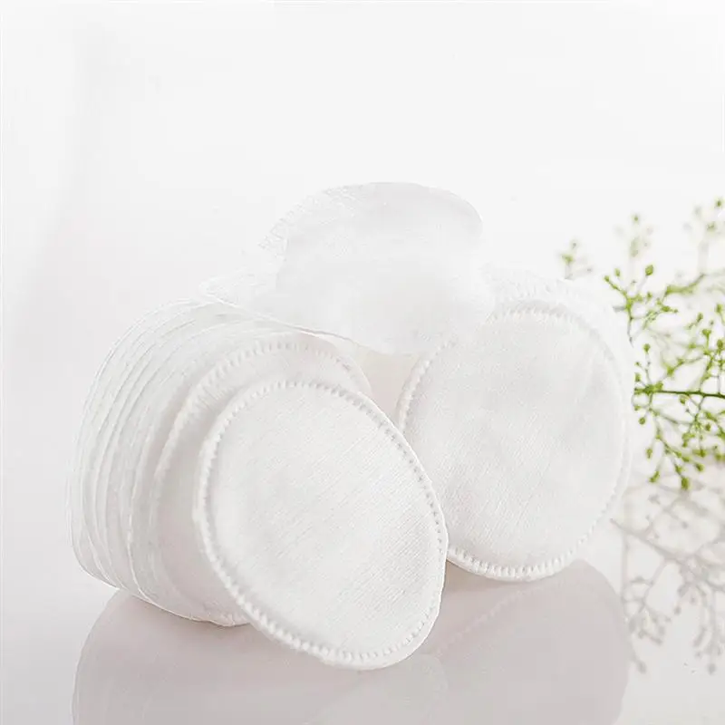 60pcs Remover Pads Three Layer Lightweight Practical Smooth Soft Round Chemical Free Cotton Pads for Makeup Women 3