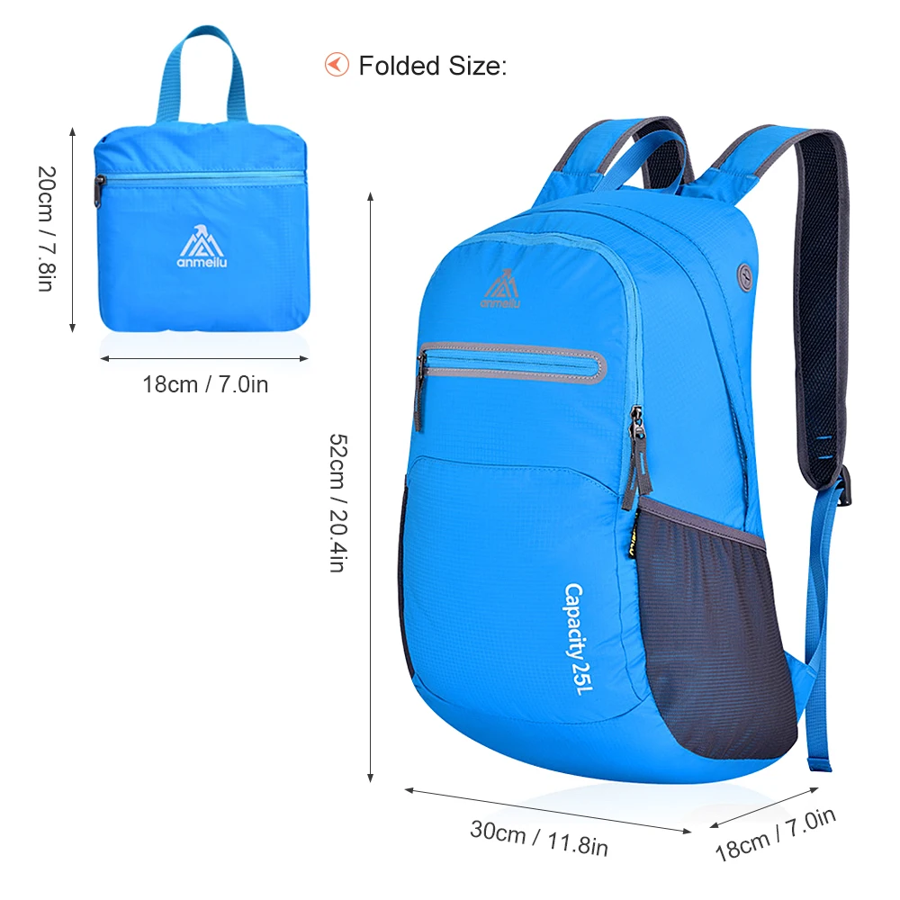 Pieghevole Bicicletta Resistente Outing 25l Color red Borsa blue Pacchetto Black A Campeggio Del white Esterna Color Color Tracolla Zaino Color Color Di Trekking Sacchetto Zainetto Leggero Acqua gray wYqq10rO8