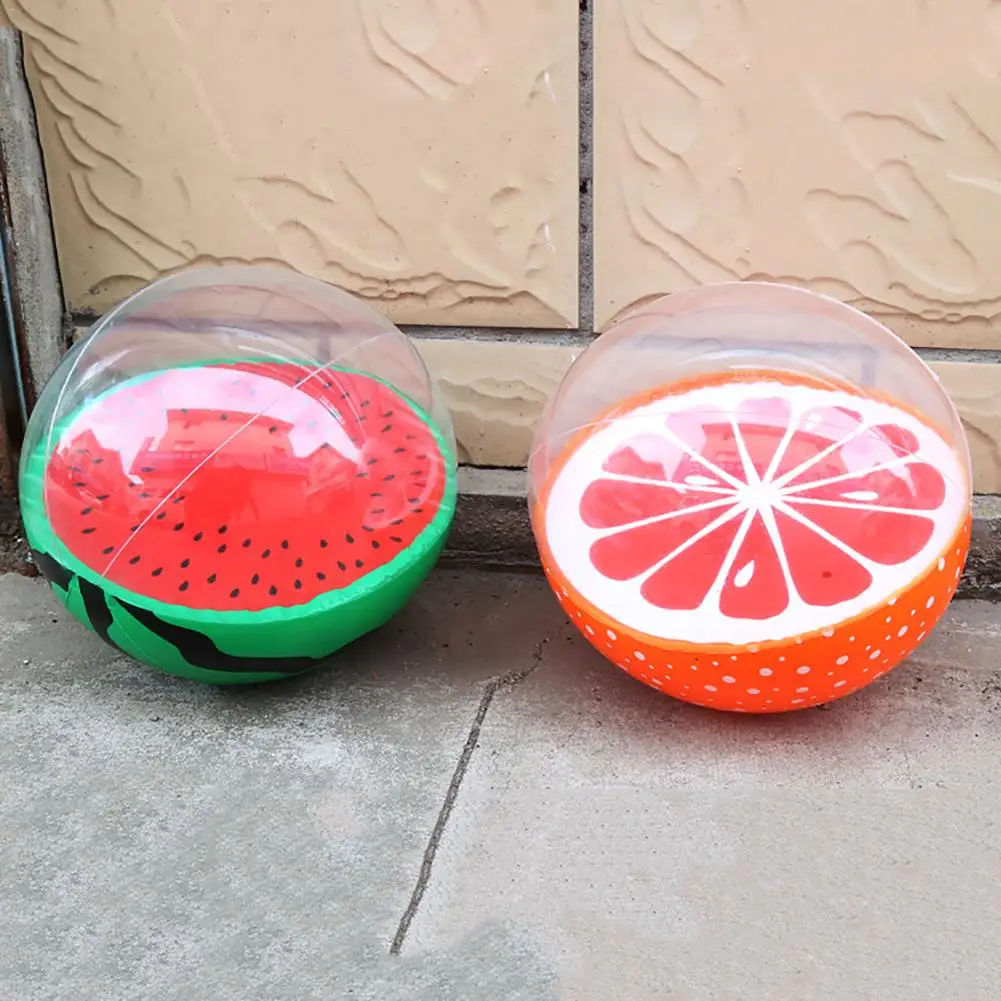 

Inflatable Beach Ball Watermelon Orange Shape Beach Pool Party Summer Balloons Sport Ball Float Toys For Children Adult