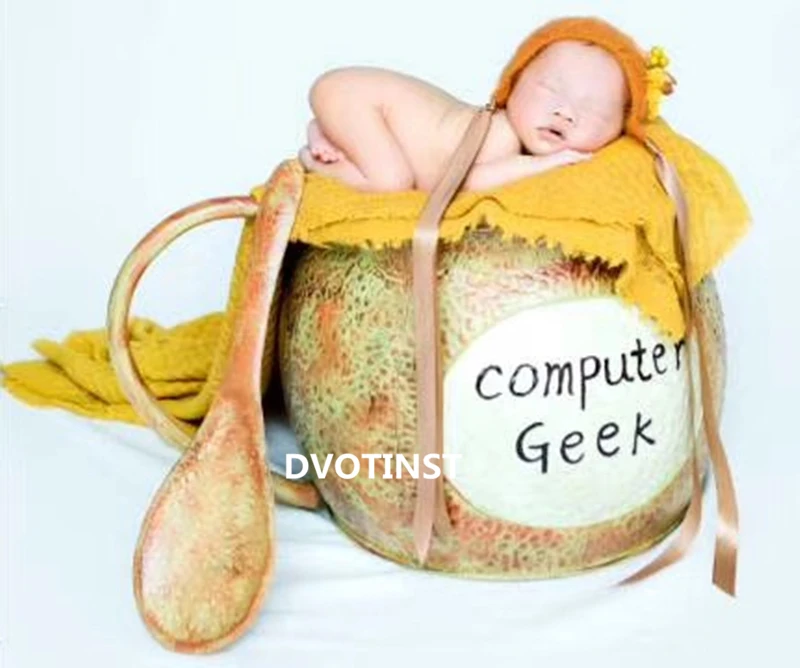 

Dvotinst Newborn Baby Photography Props Iron Posing Coffee Cup Flower Pot Fotografia Accessories Studio Shooting Photo Props