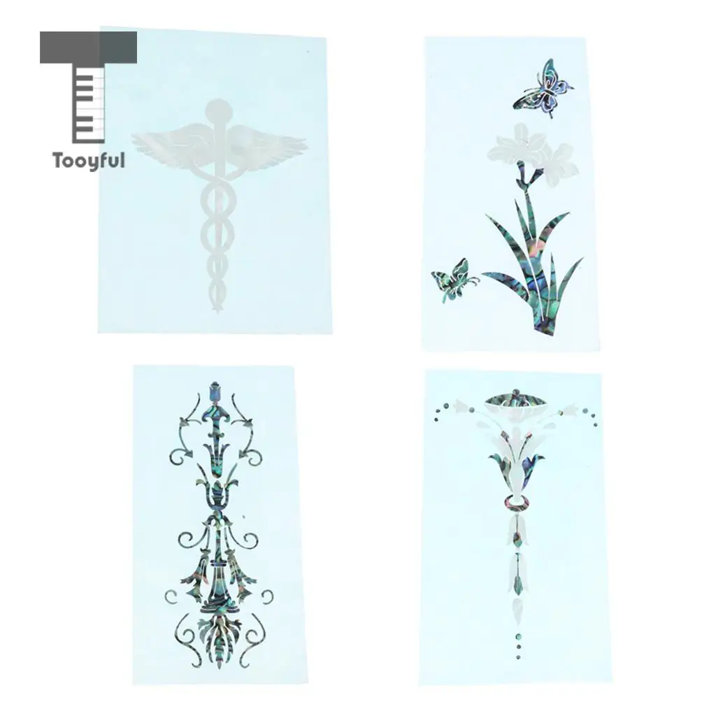 

Guitar Headstock Inlay Sticker Decals for Instrument Parts