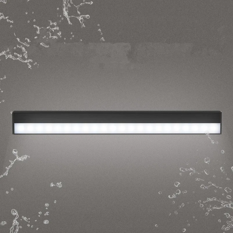 

Paste Type Convenient LED Under Cabinet Lights USB Charged Wardrobe Lamp Waterproof Bathroom Light 27cm/37cm Lamp Makeup Mirror