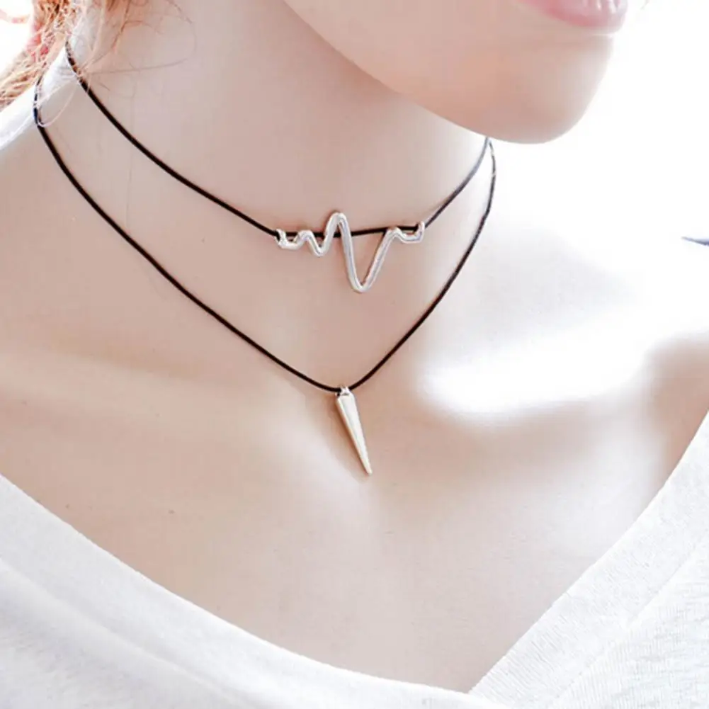 

Necklace Women Simple Fashion Multilayers Creative Necklace Women Alloy Bohemia Style Fashionable Simple Trendy