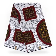 Горячий воск настоящий батик в африканском стиле настоящий голландский воск настоящий для лоскутного шитья 6 ярдов/lott