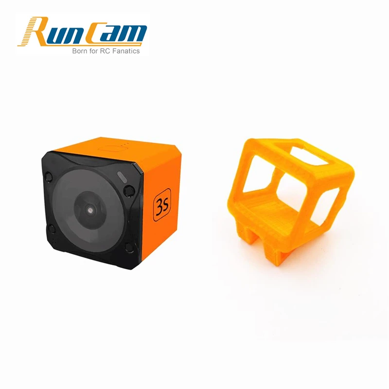 

Runcam 3S WIFI 1080p 60fps WDR 160 Degree FPV Action Camera+35 Degree Inclined Base Camera Protective Frame Case for RC Drone