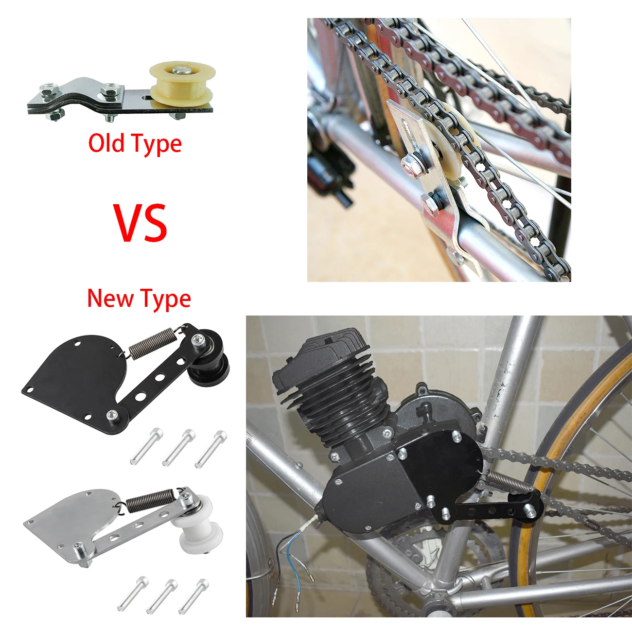 

Chain Tensioner Fit 49cc - 80cc Engine Motorized Motorised Bicycle New Part High Quality
