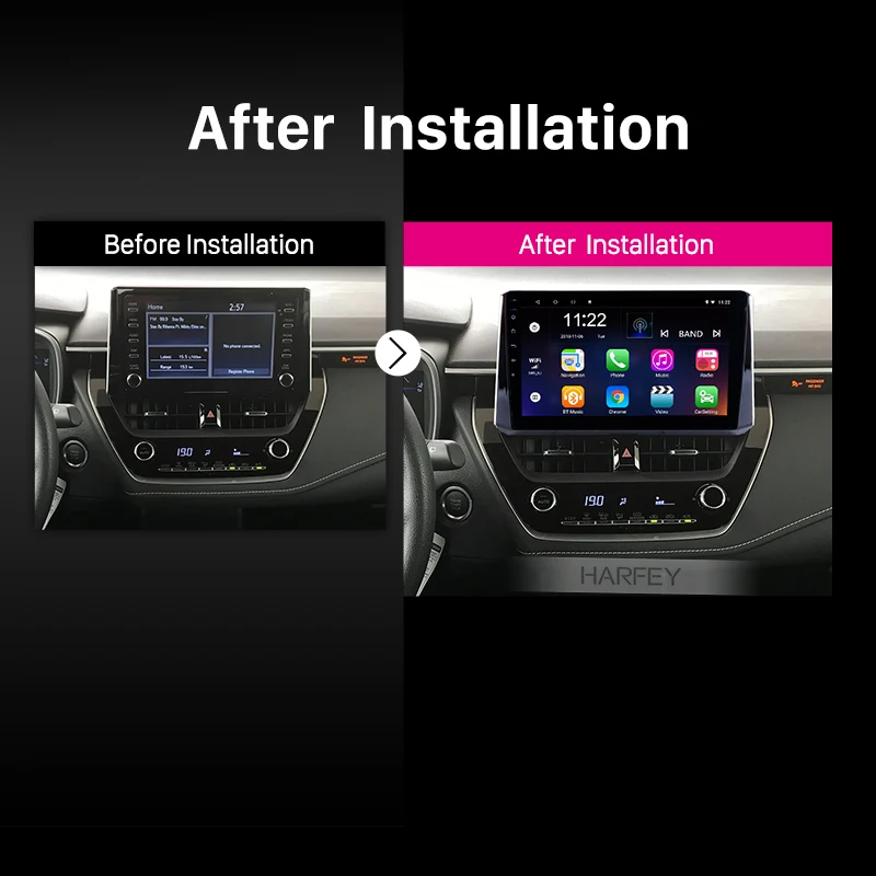 Toyota Corolla 2din 10.1 Gps Navigation 