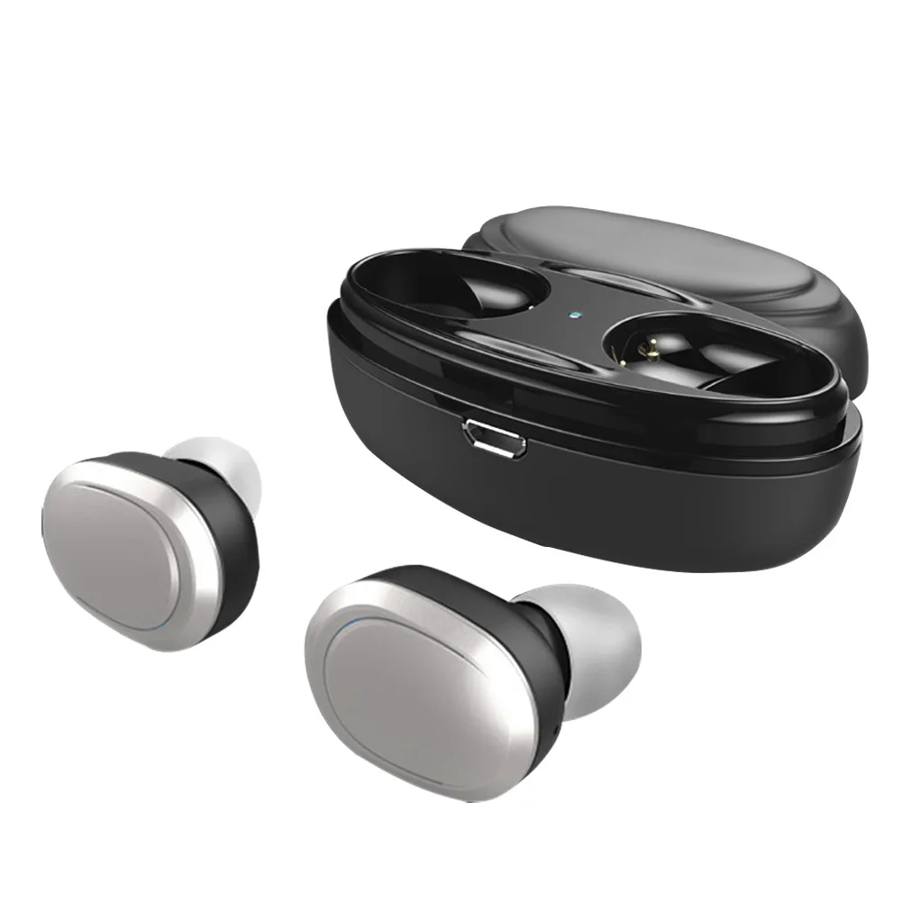 Стерео наушники вкладыши беспроводные Bluetooth двойная Громкая связь бас для