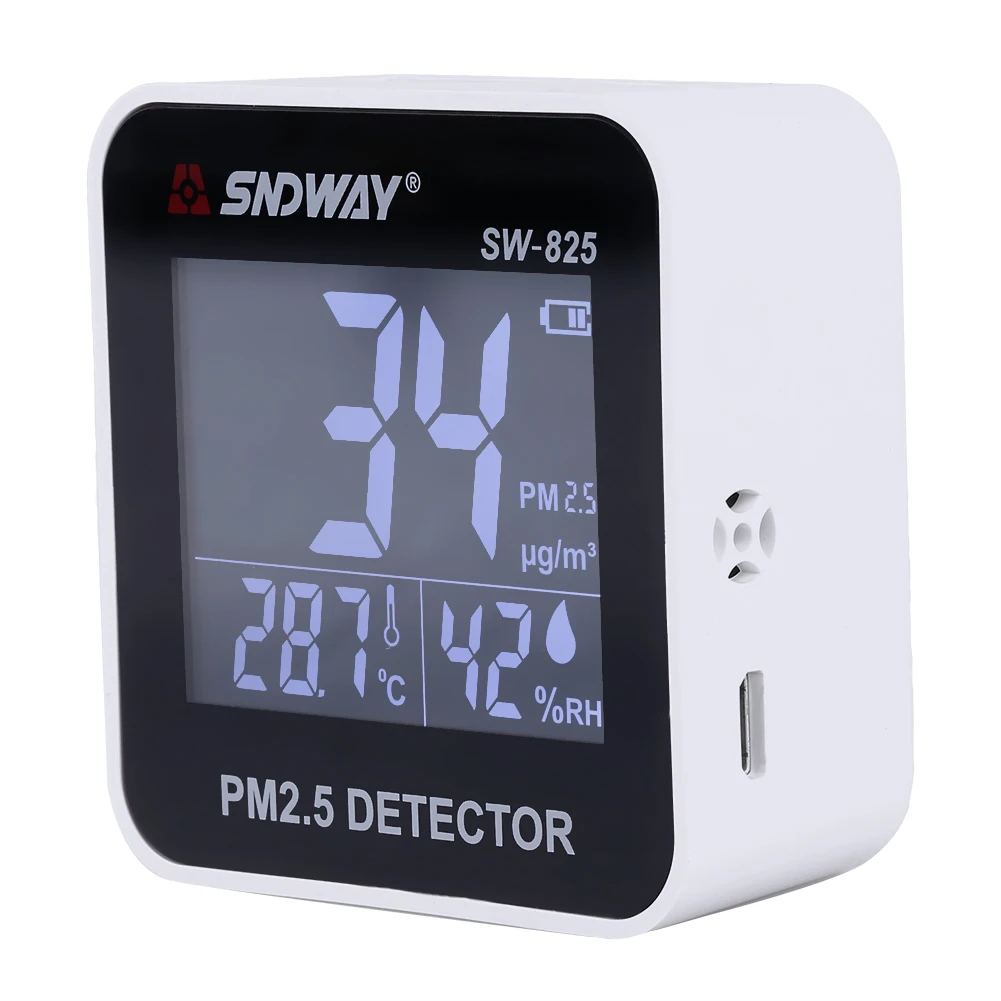 

Indoor and Outdoor PM2.5 Detector Air Quality Monitor Detector with Backlight and Auto Power Off Function