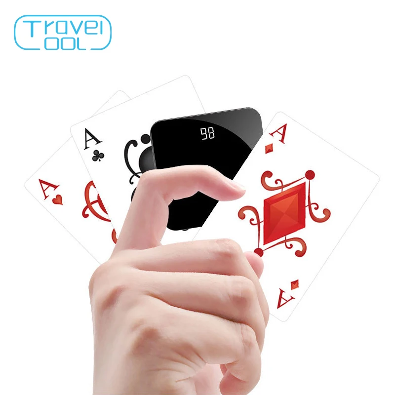 Мини-внешний аккумулятор Travelcool 8000 мАч для iPhone цифровой дисплей портативный