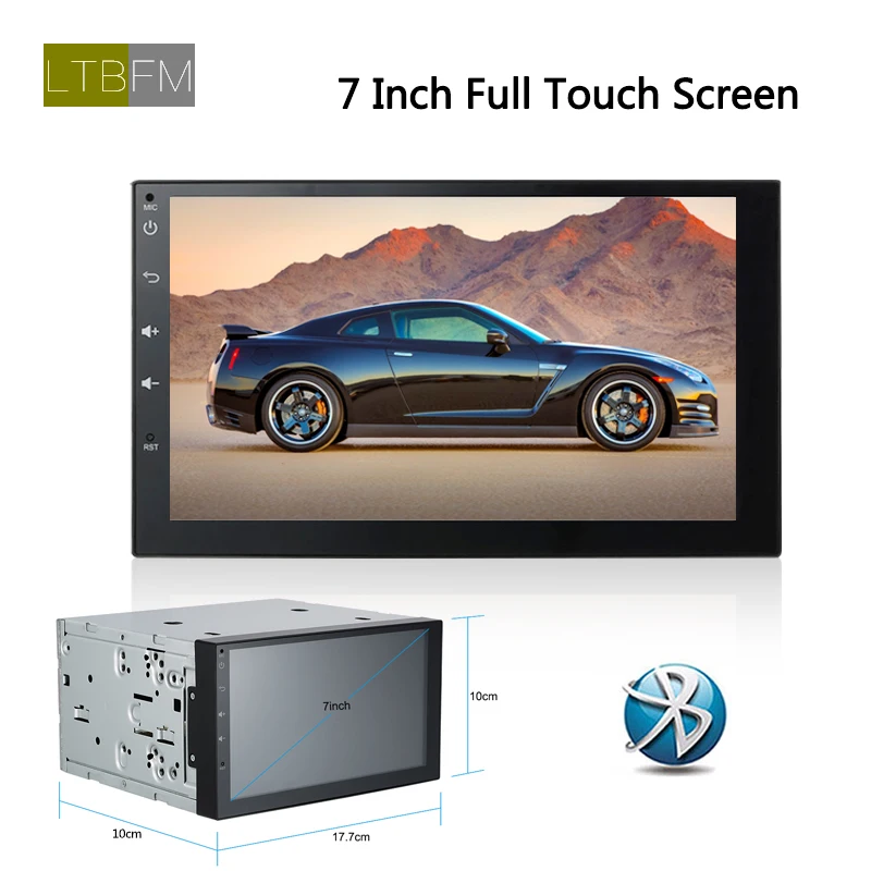 

LTBFM 7 Inch HD 2 Din Android Car Radio Stereo Touch Screen Autoradio GPS Navigation Multimedia DVD Player Bluetooth Mirror Link