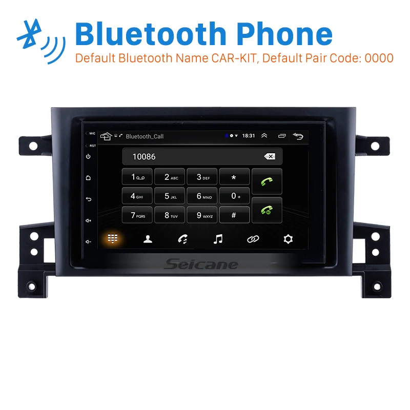 Seicane Android 8 1 Автомобильный GPS навигационный блок плеер для 2005 2015 Suzuki GRAND VITARA
