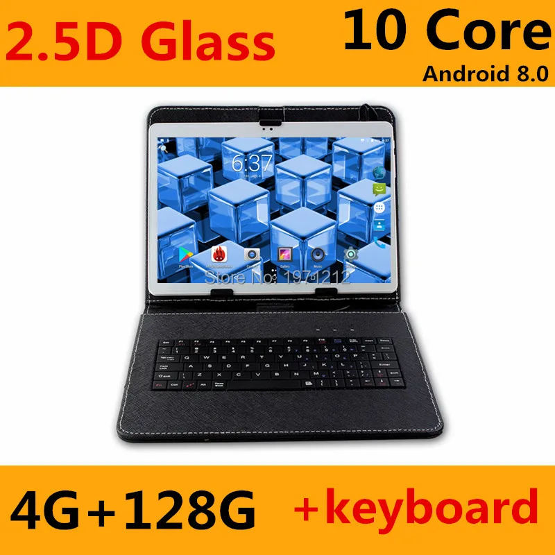 Android 8 0 OS Google Play Store 3G 4G LTE 10 дюймов MTK6797 Deca Core планшет 4 Гб + 128 Две sim-карты лотки 1280*800
