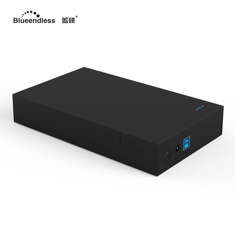 Blueendless 3,5 дюйма корпус для жесткого диска чехол Пластик Usb 3,0 Sata 12V 2A внешний жесткий диск Box Hdd Caddy для Тетрадь настольного ПК