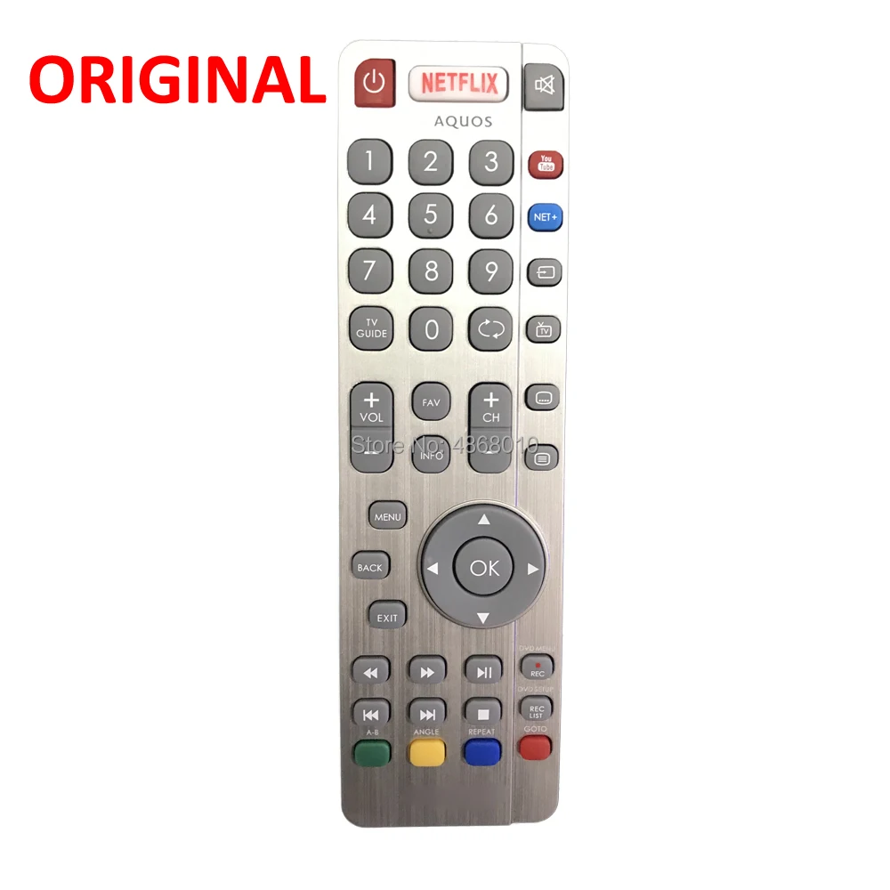 

New TV Remote For Sharp Original Aquos Smart LED TV with Netflix Youtube TV's Button DH1903130519 Controle Fernbedienung