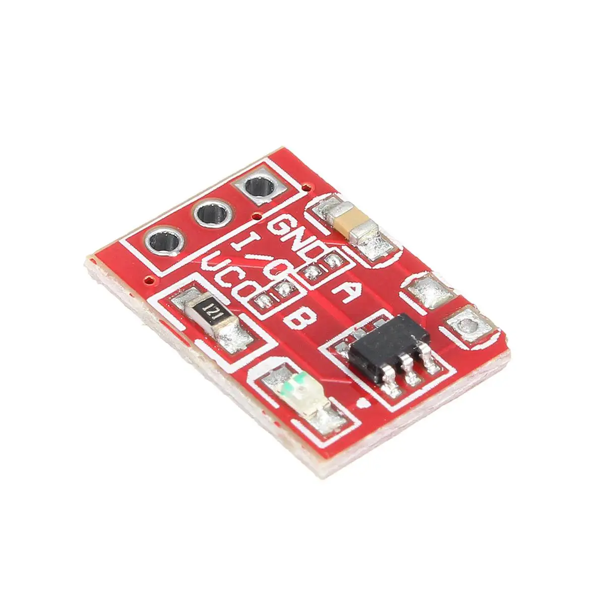

CLAITE 1PC 2.5-5.5V TTP223 Capacitive Touch-Switch Button Self Lock Module For Arduino Circuits