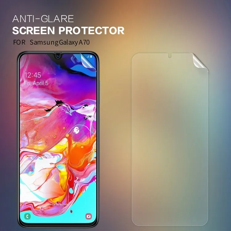 

for Samsung A70 Screen Protector NILLKIN Super Clear /Matte Anti-fingerprint PET Protective Film for Samsung Galaxy A70