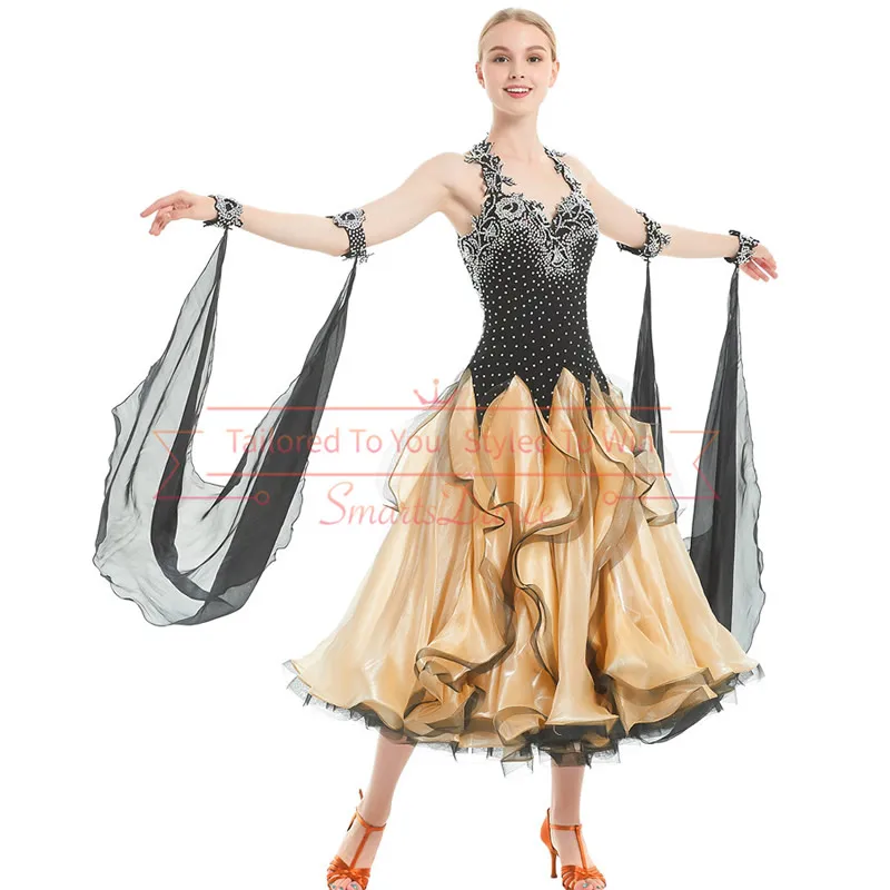 

elegant black and gold ballroom dresses waltz dresses for sale ballroom dance costumes for sale plus size ballroom dance dresses