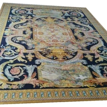 Топ Мода Tapete Подробнее о 10' X 14' ручной Узелок толстый плюшевый французский коврик «савонри» ковер сделан на заказ XY-01gc33savyg28