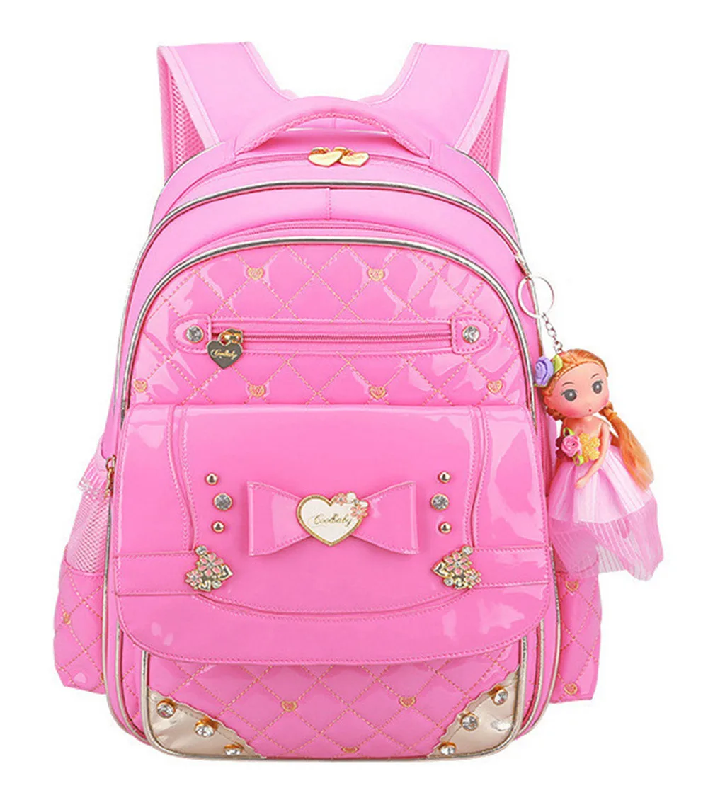 Милая принцесса школьный водостойкий Детский школьные рюкзаки для девочек мультфильм школьный рюкзак для девочек Дети Рюкзак-мешок для