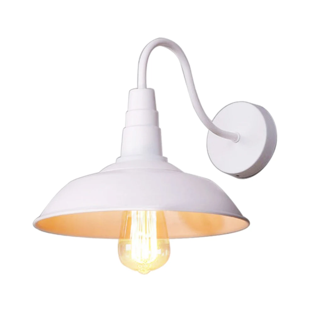 Ретро Промышленный Эдисон простота антикварный настенный светильник лампа с металлический абажур