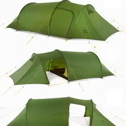 Naturehike практичный Сверхлегкий туннель палатка для трех для мужчин 3 человек Кемпинг пеший Туризм Путешествия сезон
