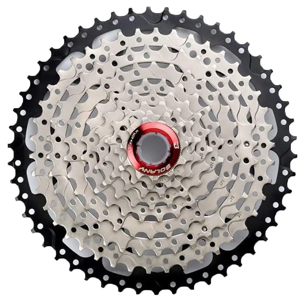 

9/27 Speed Bicycle Flywheel Mountain Bike Gearwheel Accessories Silver Black speed
