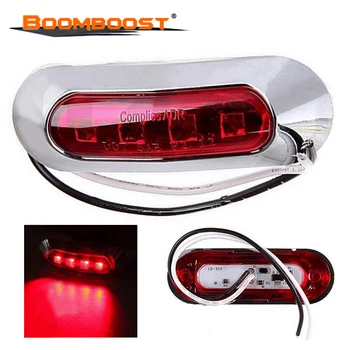 

3 Colors 1pcs Truck 10-30v 4 LED Side Marker Lights Clearance Lamp External Lights Car Bus Trailer Caravan Light