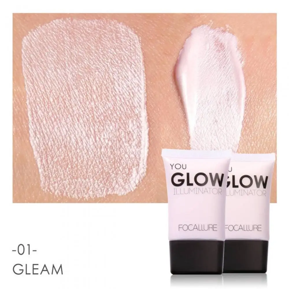 Ярче для Illuminatore лица и тела читая Glow осветитель Shimmer крем жидкая FOCALLURE кожи